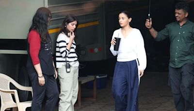 Alpha Alia Bhatt Snapped Shooting For Her YRF Spy Universe Film!