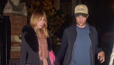 Suki Waterhouse and her fiancé Robert Pattinson enjoy rare date night