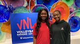 Texas' Asjia O'Neal, Chiaka Ogbogu in middle of action for U.S. women's volleyball team