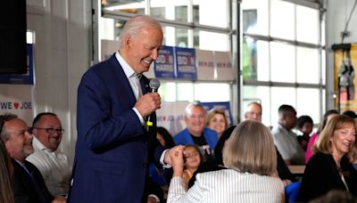 Biden unwavering in staying in the race as Trump readies for final rally before RNC: Live updates