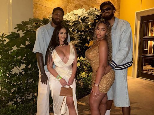 Jordyn Woods, Karl-Anthony Towns Party W/ Paul George, Wife In Las Vegas