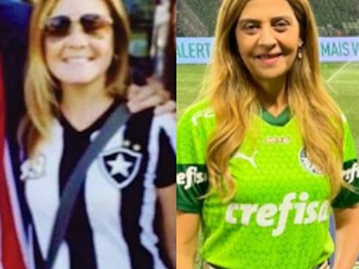 Duelo de Carminhas: Adriana Esteves torce pelo Botafogo e o filho, pelo Palmeiras de Leila Pereira