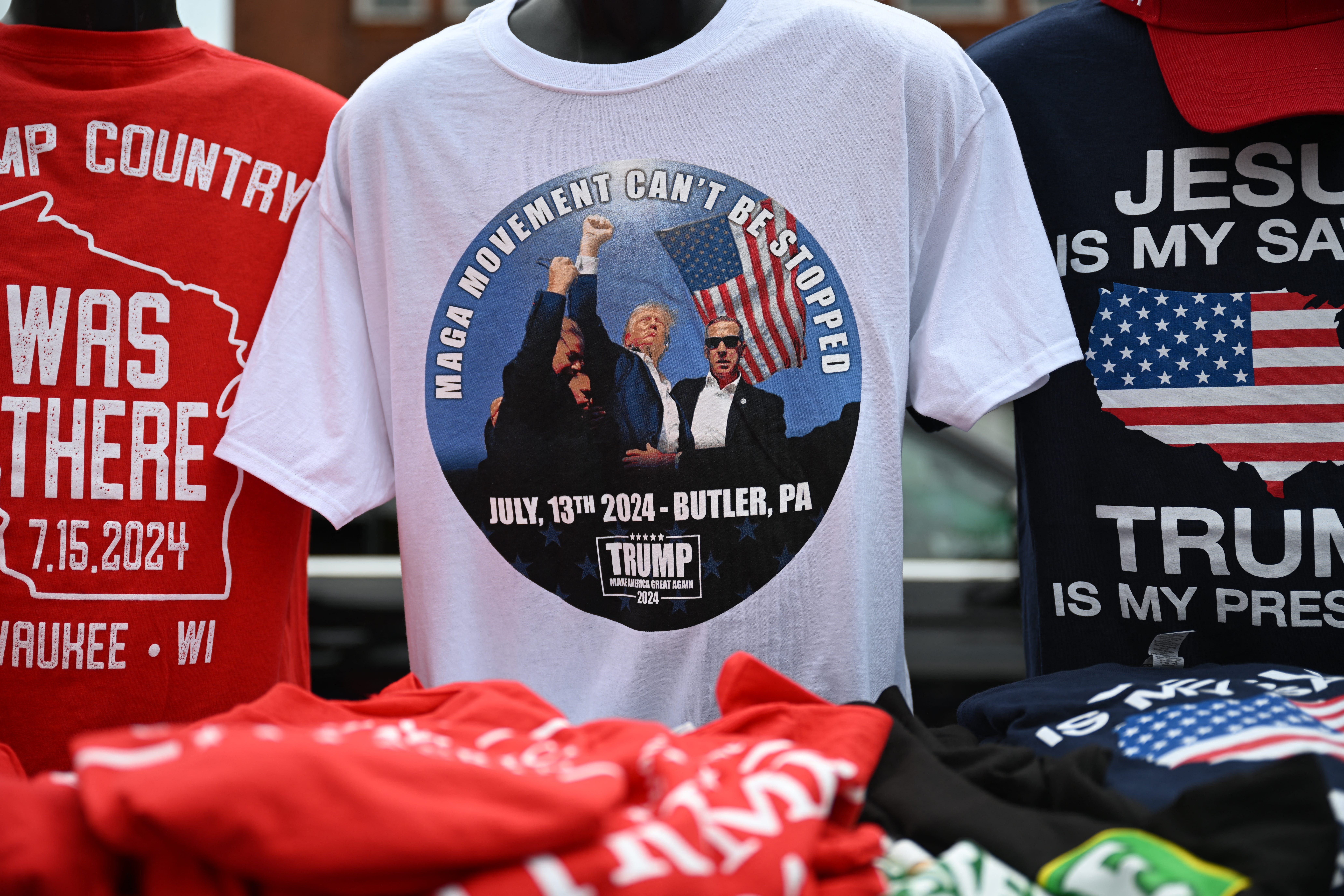 'Gotta have the bling': Donald Trump's face dominates merch at 2024 Republican convention