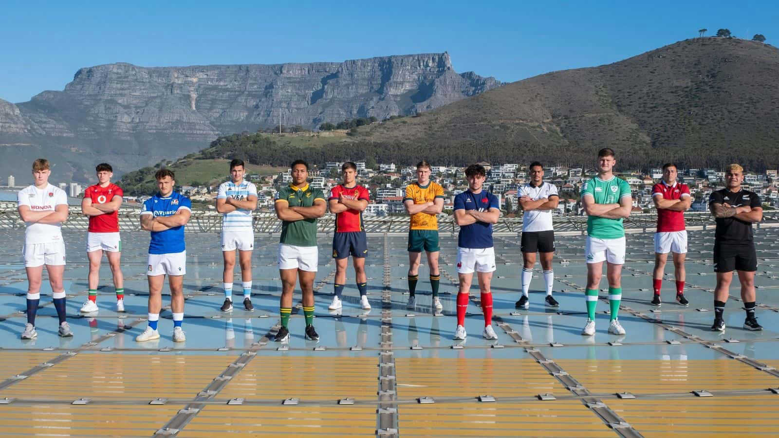 All the World Rugby U20 Championship teams as son of former Springbok debuts on day one