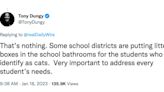 Tony Dungy deletes tweet sharing debunked story about schools putting litter boxes in bathrooms