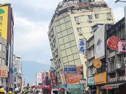 台灣花蓮再次發生規模6.1地震