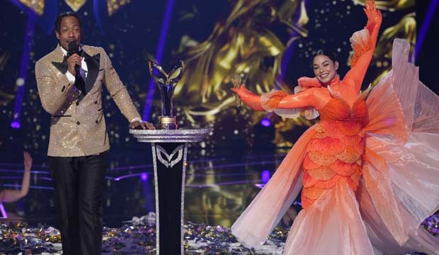Vanessa Hudgens admits she was ‘definitely crying’ after winning ‘The Masked Singer’ as Goldfish [Exclusive Video Interview]