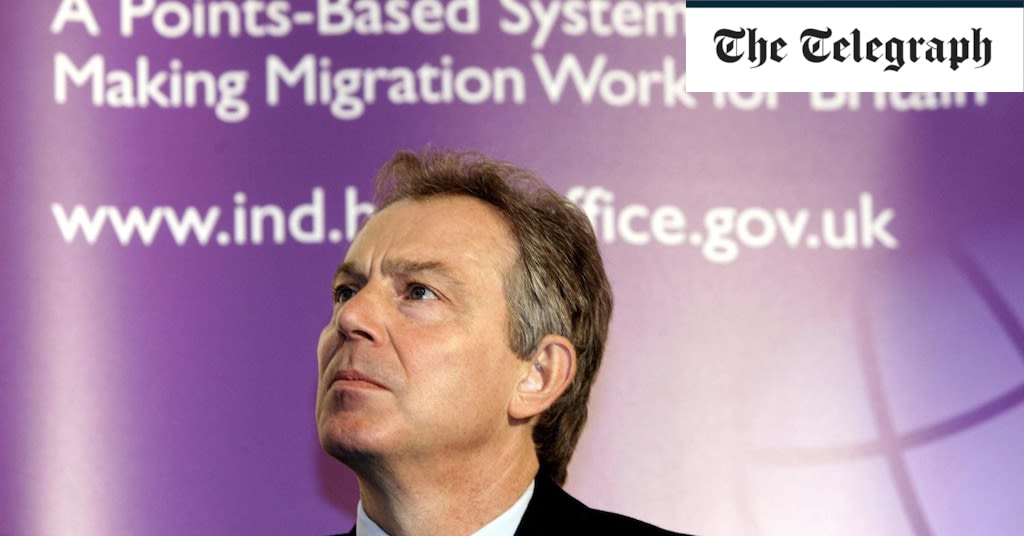 Tony Blair is in no position to gives lectures on immigration