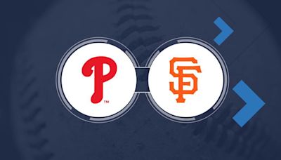 Giants vs. Phillies TV Channel and Live Stream Info for May 27