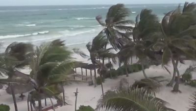 Quintana Roo enfrenta los embates del huracán Beryl: se prevén lluvias y fuertes vientos