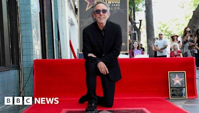 Tim Burton receives star on Hollywood Walk of Fame