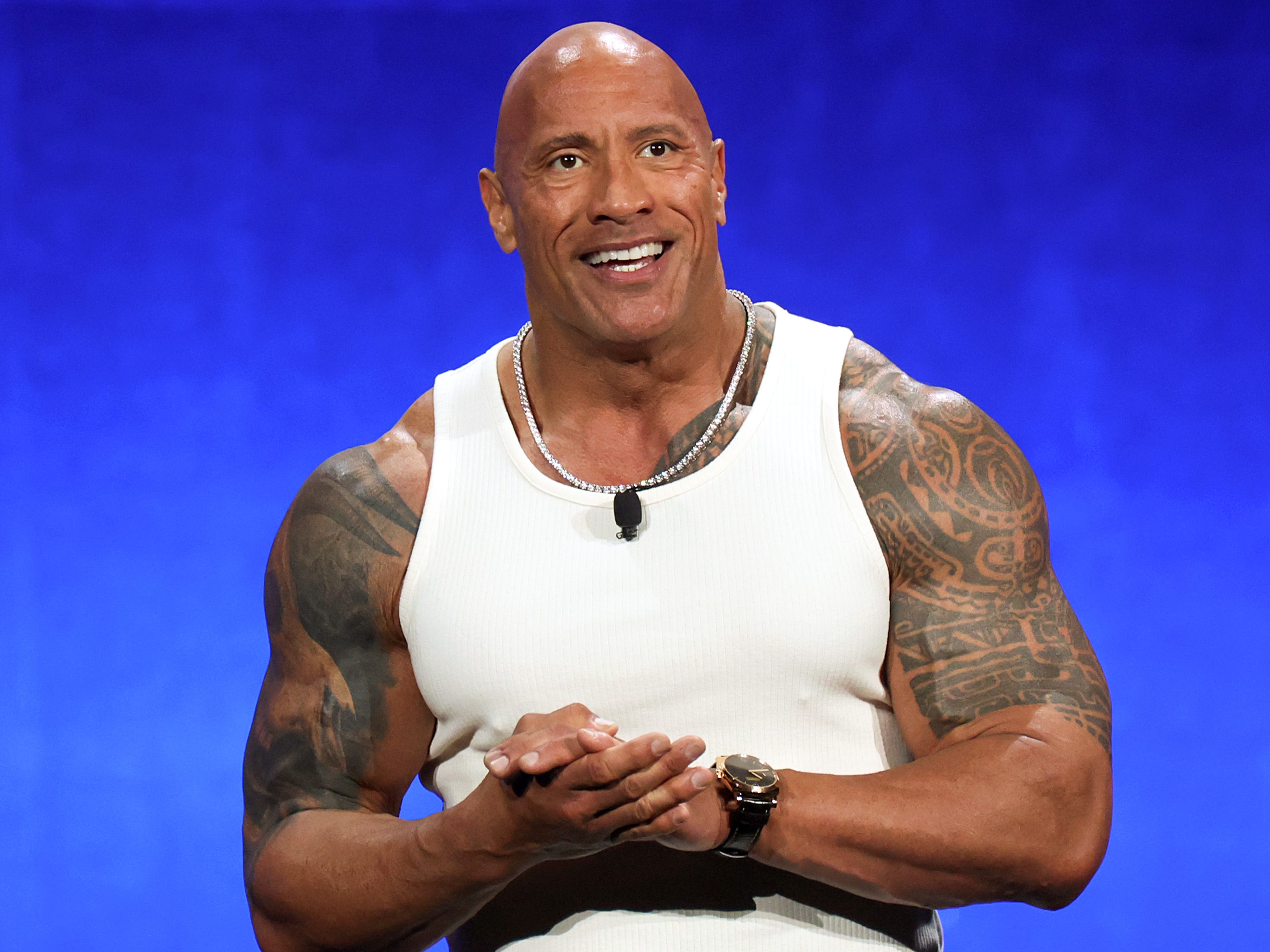 Dwayne Johnson reportedly peed in Voss water bottles on film sets and was up to 8 hours late to shooting 'Red One'