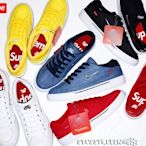 【 現貨 】全新正品 2015 聯名鞋款 Supreme x Nike SB GTS 丹寧 帆布 黑白紅藍黃 8~13