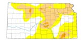 Counties with the worst droughts in Kansas