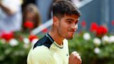 Madrid Open: Carlos Alcaraz into fourth round with straight-sets victory over Thiago Seyboth Wild