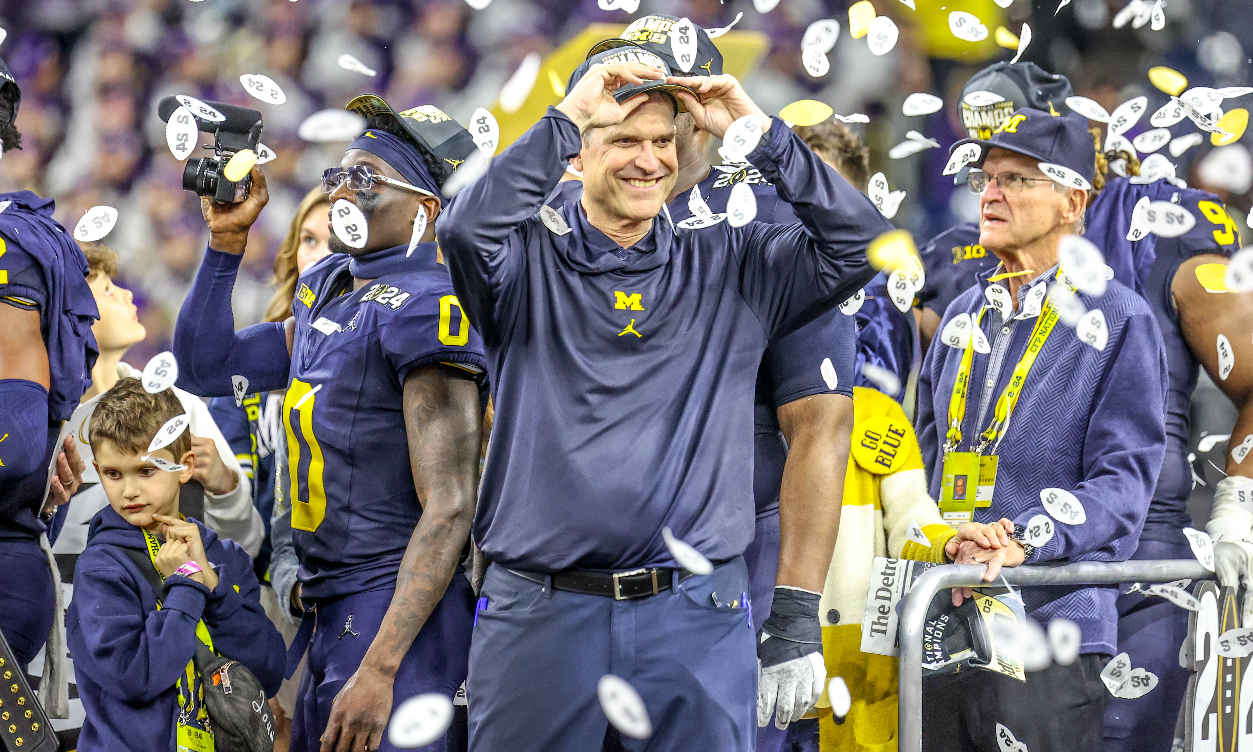 Jim Harbaugh to serve as honorary captain for Michigan football season opener