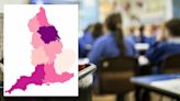 Strep A: Map shows the region with the highest rate of scarlet fever infections