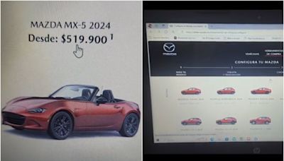 Mazda acusa de alterar precio a joven que intentó comprar auto a 520 pesos; amaga con acciones legales