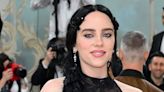 Billie Eilish gave full gothic glam in a see-through lingerie dress at the Met Gala