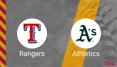 How to Pick the Rangers vs. Athletics Game with Odds, Betting Line and Stats – May 8