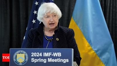 Janet Yellen to push G7 to bring forward interest on Russian assets to aid Ukraine - Times of India