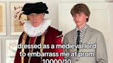 Will Ferrell dressed up as a medieval lord to embarrass his son and the internet loves it