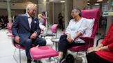 King Charles back to public work with visit to a London cancer center