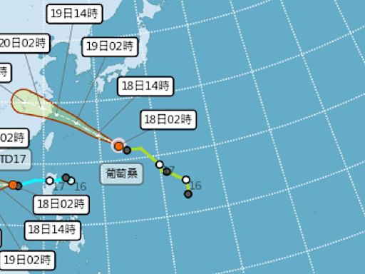 全台有雨！準「蘇力」颱風預計今生成 紫爆範圍曝光