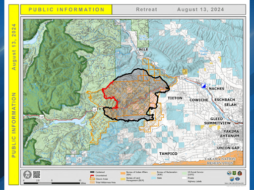 Retreat Fire Update: August 13