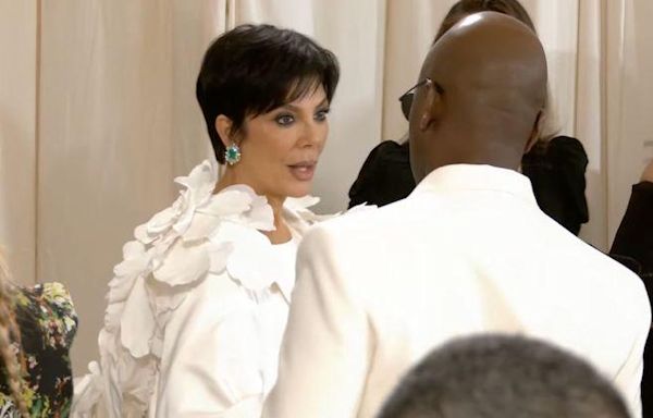 Date Night! Kris Jenner and Corey Gamble Match in White Outfits at 2024 Met Gala