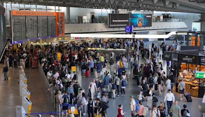 Frankfurt airport open again after climate activists block runway