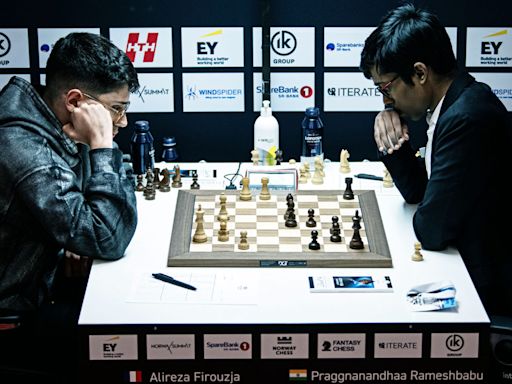 Norway Chess: Praggnanandhaa loses to Alireza; Carlsen in lead