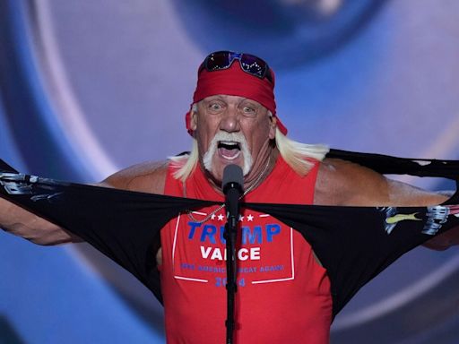 Hulk Hogan tears off shirt to unveil ‘Trump-Vance’ tank top at RNC: ‘Will bring America back together’ | Watch | Today News