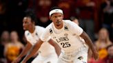 Content creator wearing LeBron James jersey tries to enter NCAA basketball game