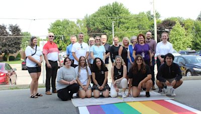 Strathroy Hospital Celebrates Inclusivity with New Pride Crosswalk