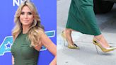 Heidi Klum’s Metallic Le Silla Shoes Shine on the ‘America’s Got Talent’ Red Carpet