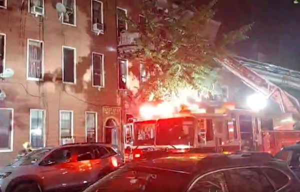 Arson possibly the cause of Brooklyn apartment fire that injured 9: NYPD