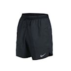 NIKE 男運動短褲-DRI-FIT 慢跑 路跑 三分褲 反光 平織 DM4742-010 黑白