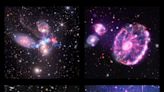 Galaxies glow purple in the Webb Telescope’s new X-ray vision