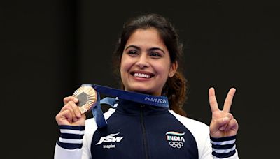 Shooting for the stars and beyond: Manu Bhaker scripts history with double bronze win at Paris Olympics 2024