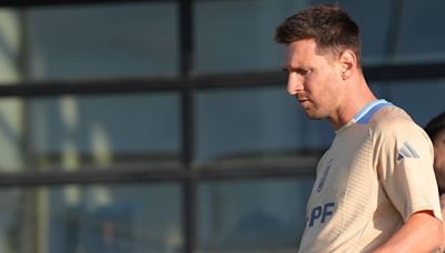 Con Lionel Messi, la Selección Argentina tuvo su primer entrenamiento en Miami