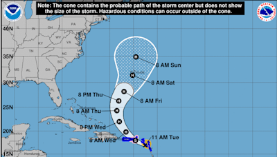 Hurricane watches issued across Caribbean ahead of Tropical Storm Ernesto