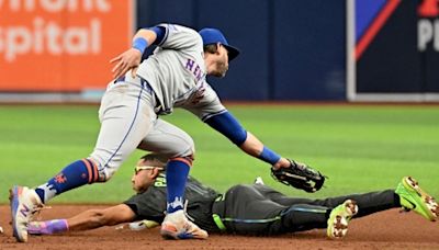 Mets allow seven stolen bases in 7-6 extra-innings loss to Rays