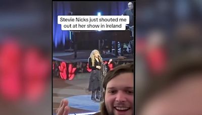 TikTok’s Garron Noone gets shout out from music legend Stevie Nicks - ‘Stay delicious, you are a hero’