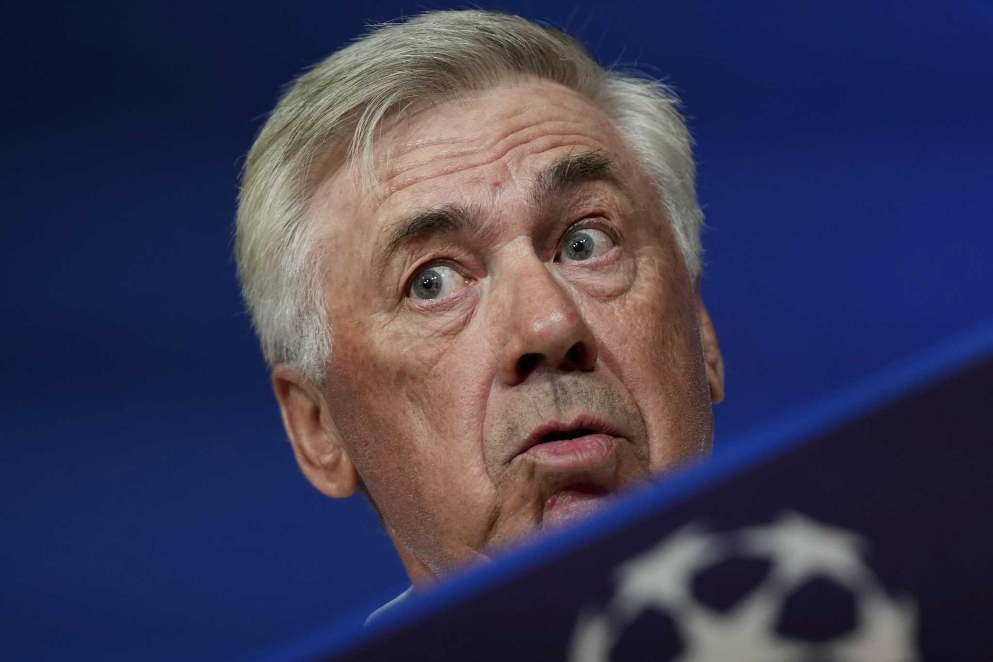 Real Madrid coach Carlo Ancelotti apologizes for forgetting German on his Bayern Munich return