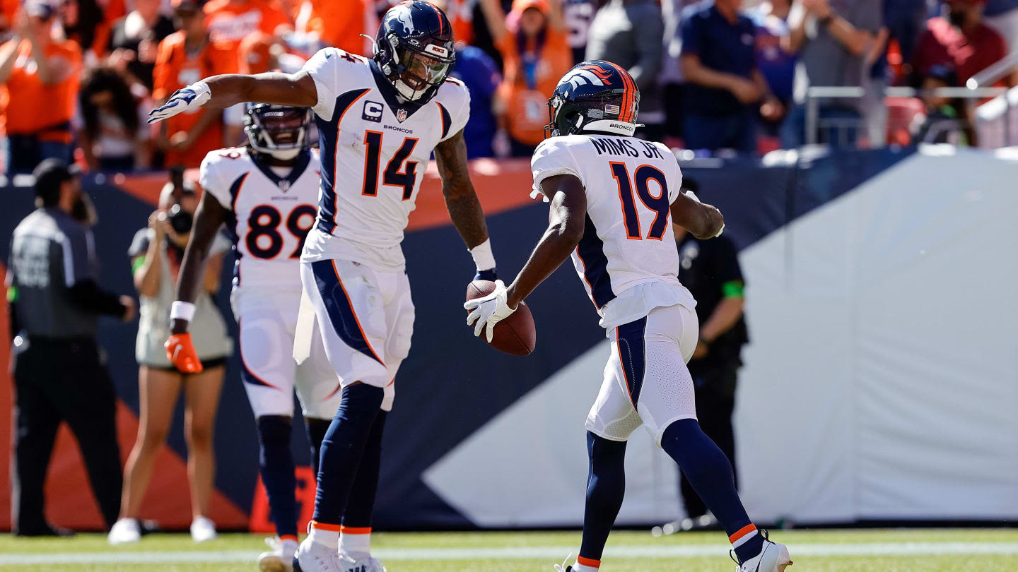 Broncos WR Marvin Mims Reacts to Jeudy Trade, Sutton Holdout