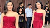 Shraddha Kapoor's strapless corset gown from Stree 2 promotions is perfect for a sizzling date night with your beau