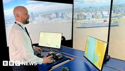 River pilot's cyber-bridge rehearsal for ship-naming ceremony