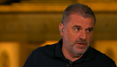 Ange Postecoglou has ITV studio in stitches with Benjamin Sesko Arsenal comment