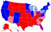 Red states and blue states